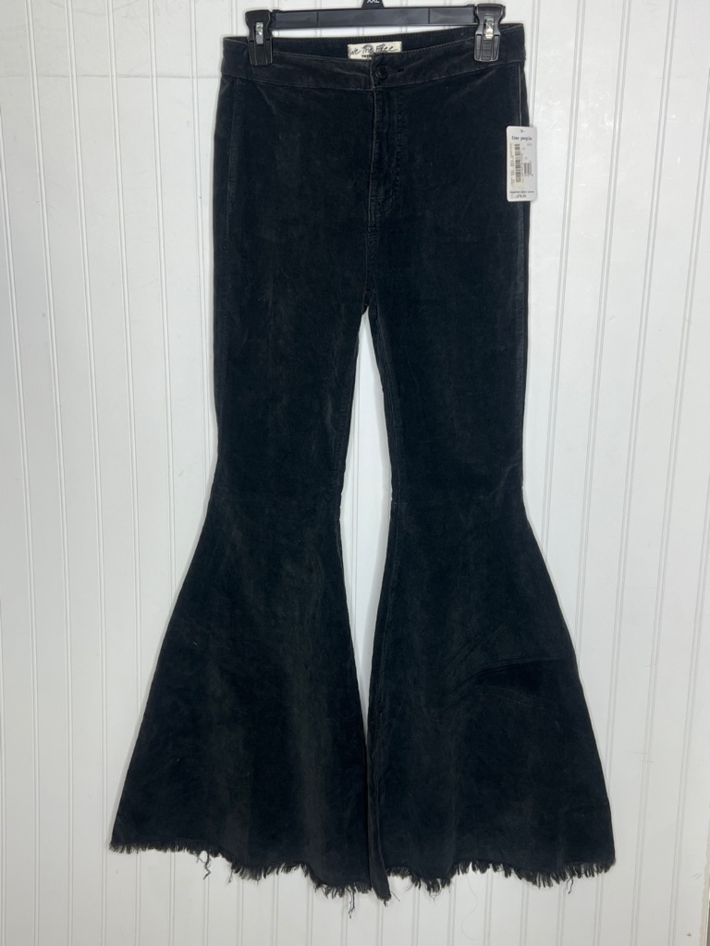 Free People Black Corduroy Flare Pants